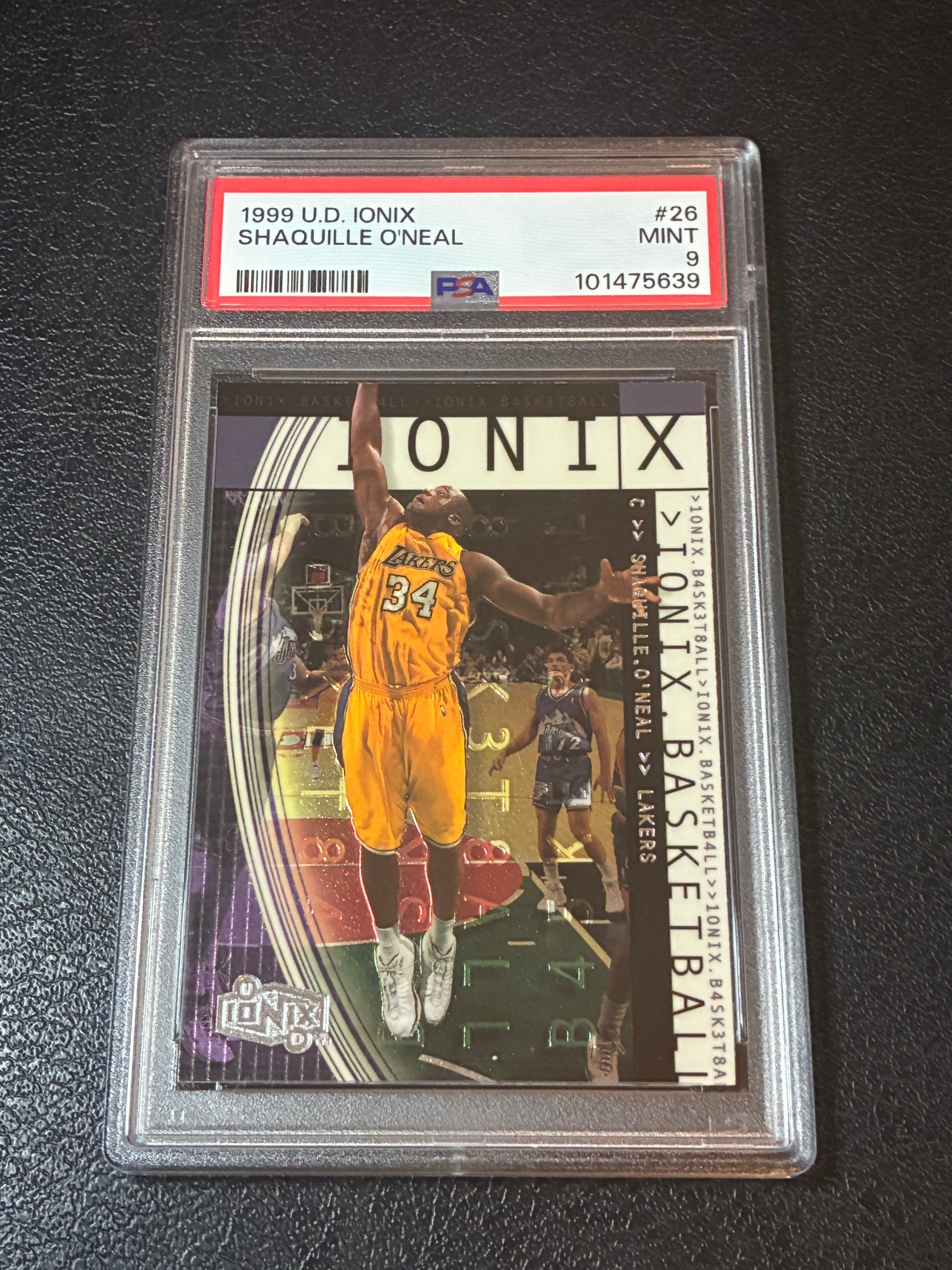 1999-00 Upper Deck Ionix - Shaquille O'Neal #26 PSA 9🔥