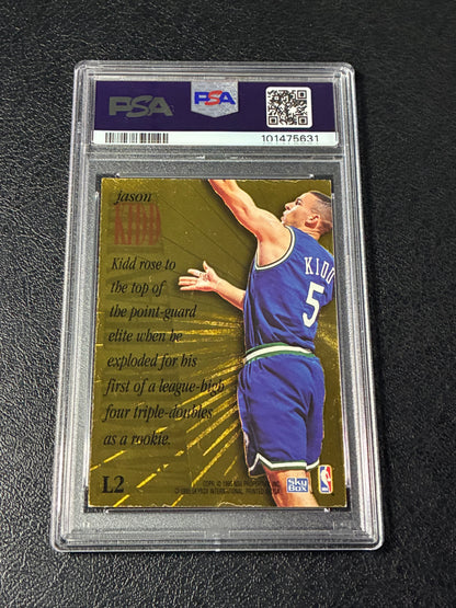 1995-96 Skybox Premium - Larger than Life Jason Kidd #L2 PSA 7🔥