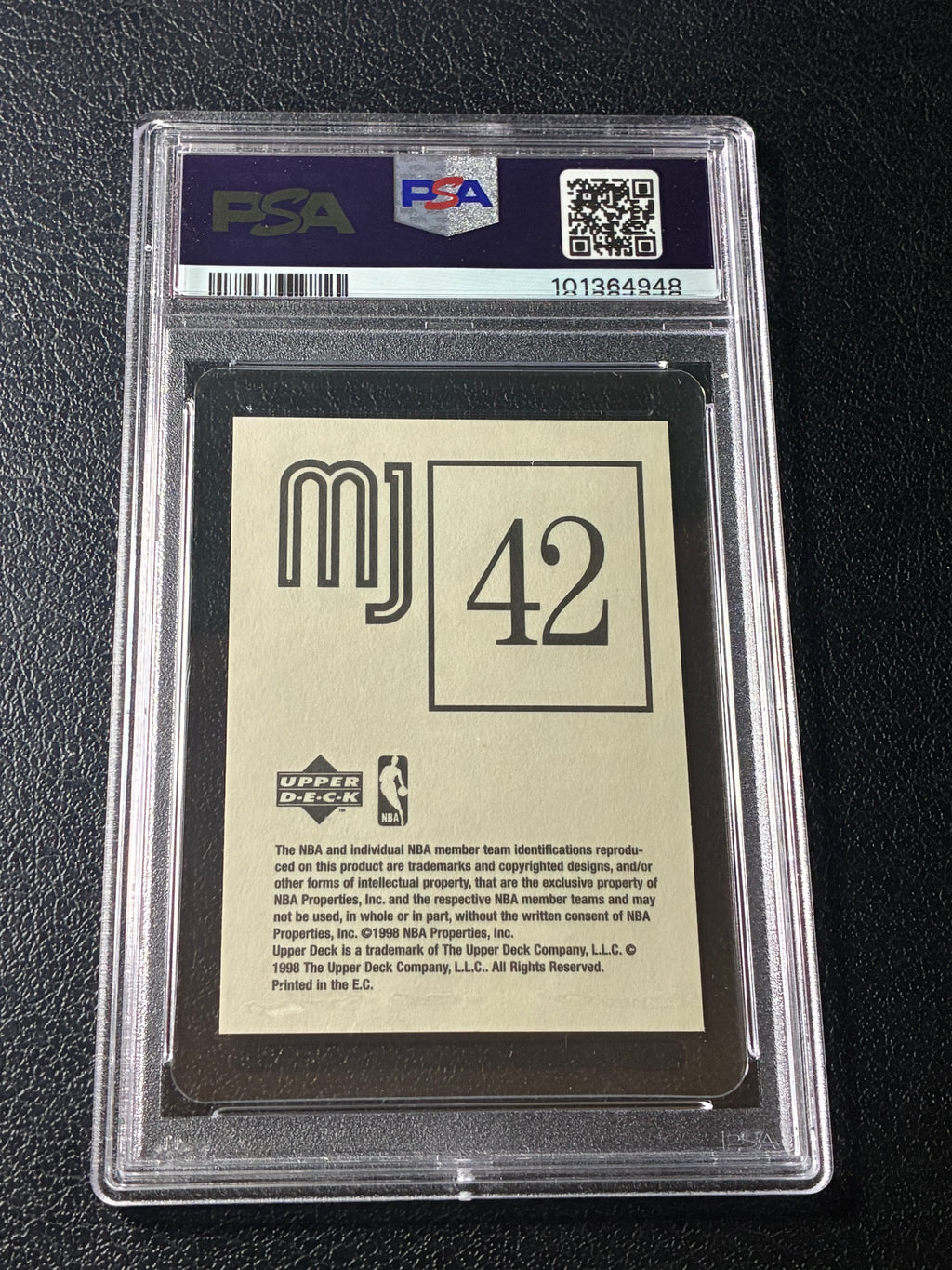 1998 Upper Deck International Michael Jordan MJ Stickers #42 PSA 6🔥