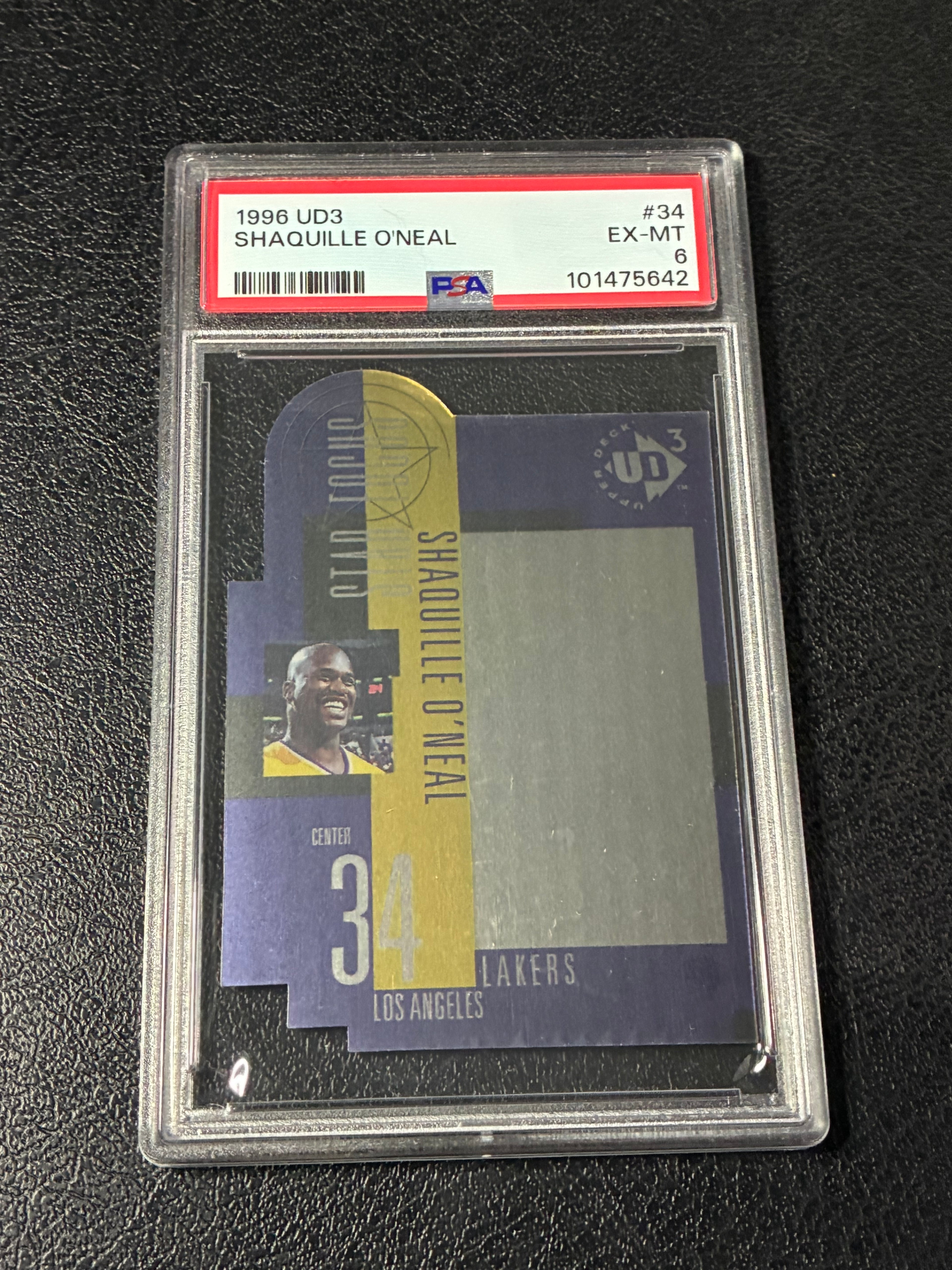 1996-97 Upper Deck UD3 - Star Focus Shaquille O'Neal #34 PSA 6🔥