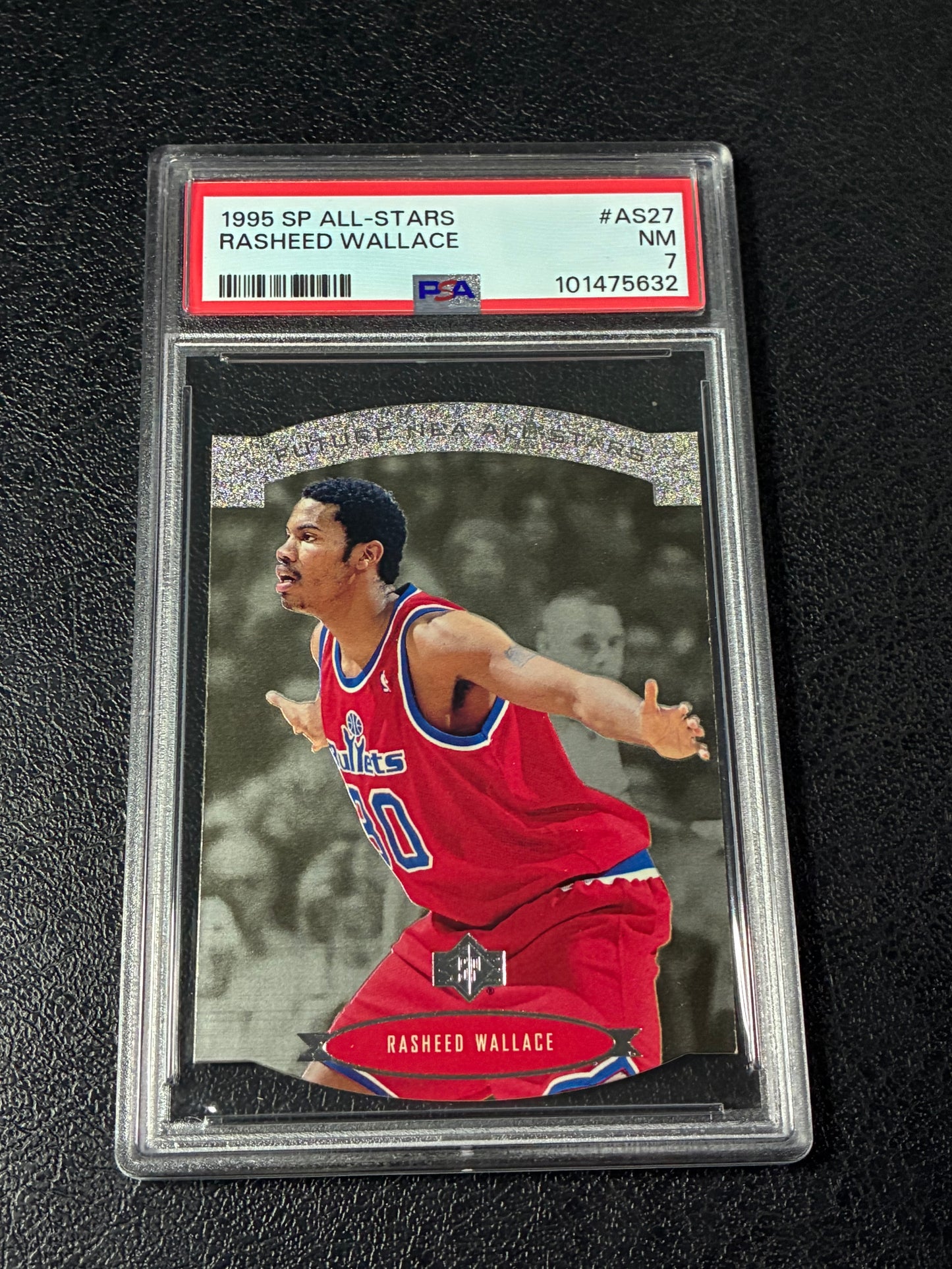 1995 SP All Stars Die Cut Rasheed Wallace #AS27 PSA 7🔥