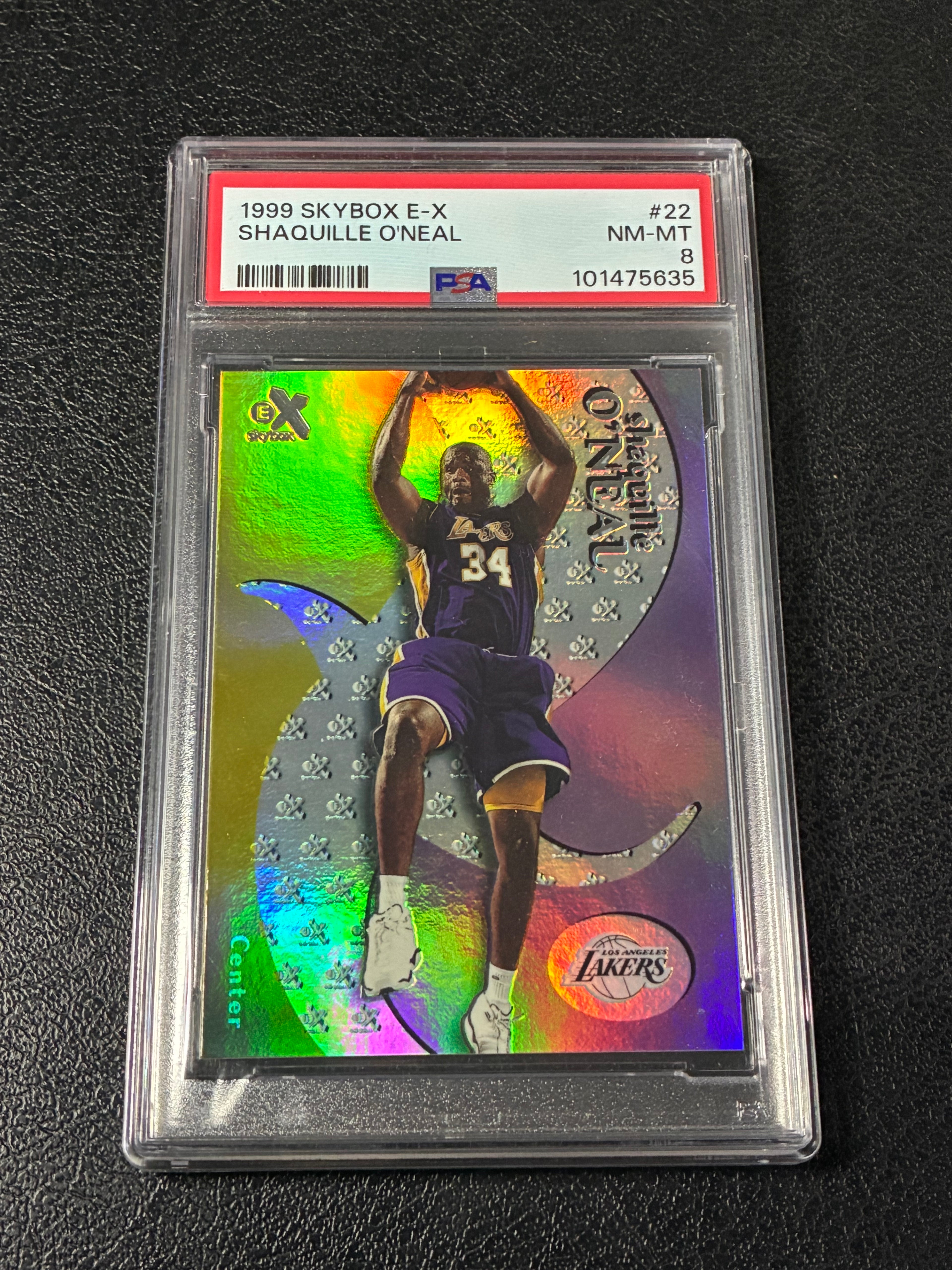 1999 Skybox E-X Shaquille O’Neal #22 PSA 8🔥