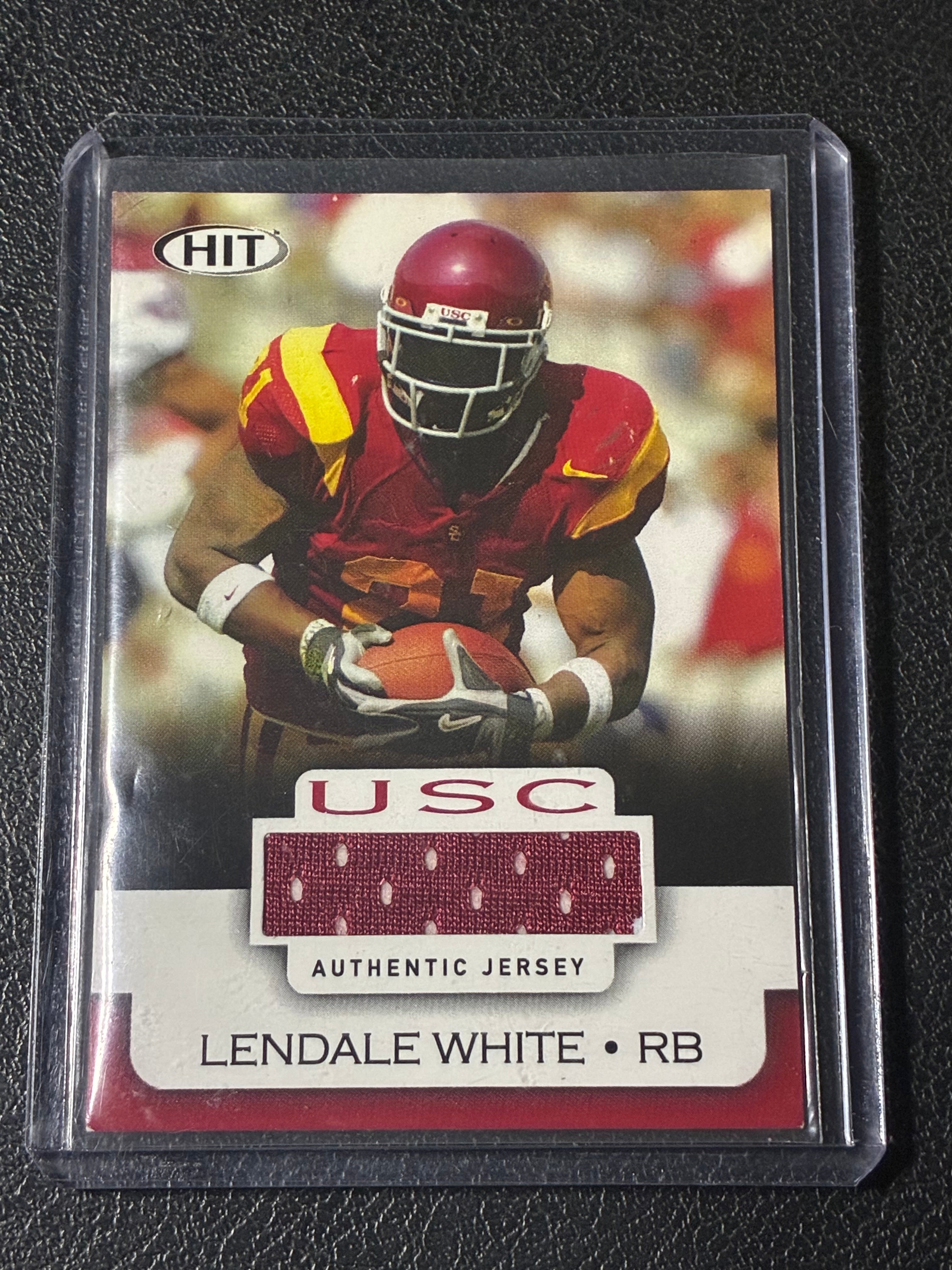 2005 Sage Collection Hit Len Dale White Game Worn Jersey #LW SSP ERROR CARD🔥